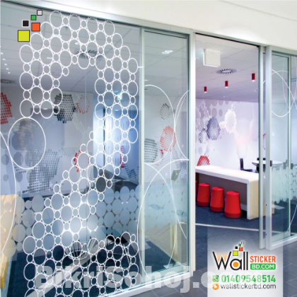 Best Living Room Wall Partition Ideas | Frosted Glass Film